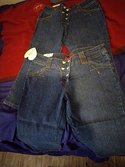 Girls stretch  Jeans for juniors size 7/8 and 7   $7.00