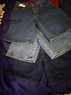 Jean shorts for toddlers sizes 4T 5T and  7T $5.00