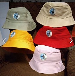 Sample Colors of Bucket Hats $7.00 each